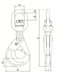 grade 80 self locking swivel specs