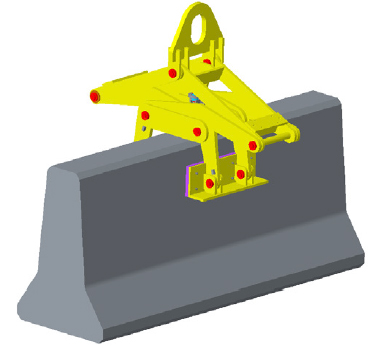 Concrete Barrier Lifter