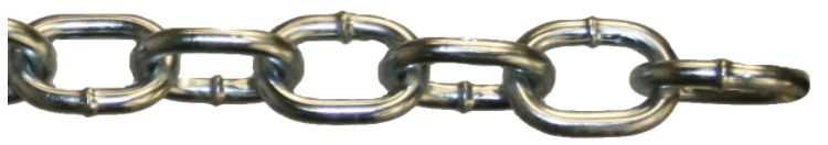 Passing Link Chain Electro Galvanized Chain
