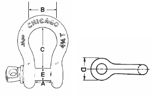 Business & Industrial Lifting Shackles Hoists, Winches & Rigging ...