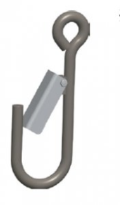 Buy SMART SHOPHAR Aluminium Alloys Single Jack(J) Wall Hook 1 Leg