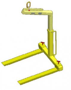 Adjustable Base Pallet Lifter and Adjustable Lift Bale